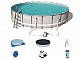 Kit piscine tubulaire Bestway POWER STEEL FRAME POOL ronde Ø671x132cm a cartouche - Autre vue