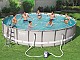 Kit piscine tubulaire Bestway POWER STEEL FRAME POOL ronde Ø671x132cm a cartouche - Autre vue