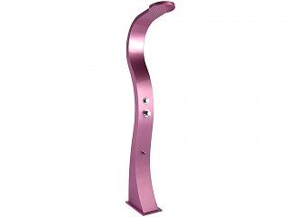 Douche d'exterieur aluminium Formidra BELLAGIO avec mitigeur coloris Rose