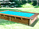 Piscine bois Ubbink SUNWATER rectangulaire 200x350x71cm liner bleu - Autre vue