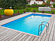 Piscine bois Ubbink SUNWATER rectangulaire 300x555x140cm liner beige - Autre vue