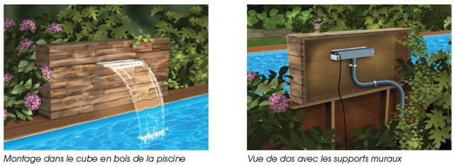 Cascade piscine NIAGARA ACRYL 30 LED Ubbink - Cascade piscine NIAGARA ACRYL 30 LED Ubbink