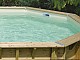 Liner piscine hors-sol Ubbink 300x555xH140cm 75/100eme coloris beige