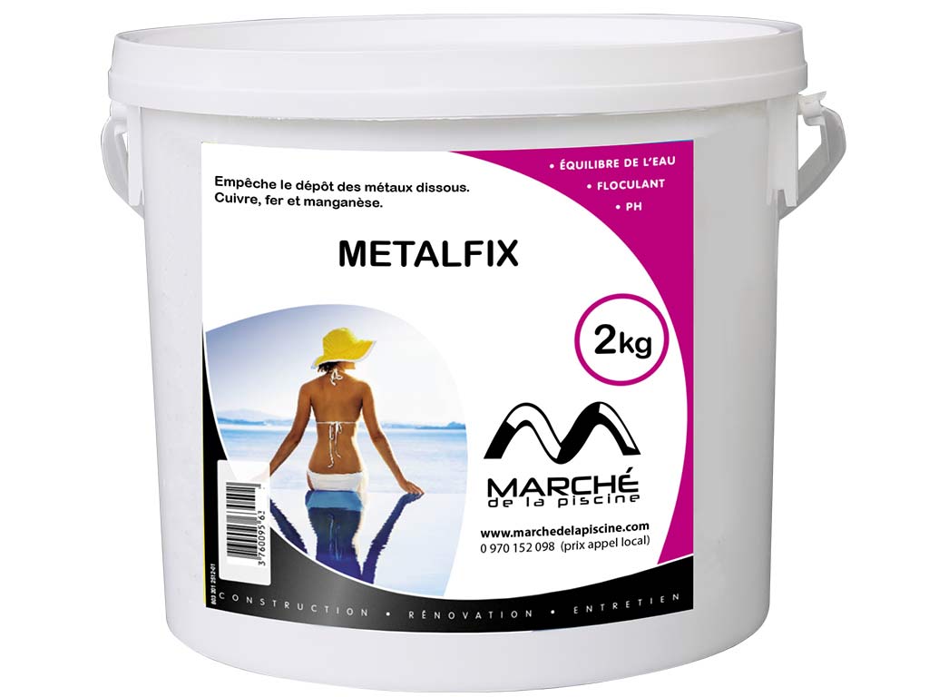 Sequestrant metaux piscine METALFIX AquaPiscine pot 2kg