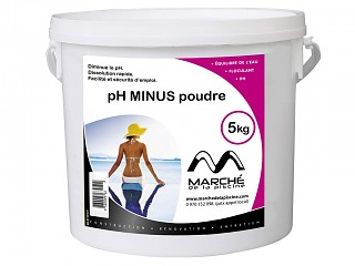 Correcteur de pH piscine pH minus poudre AquaPiscine seau 5kg