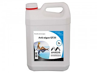 Traitement piscine preventif anti-algues QT 20 AquaPiscine bidon 5L