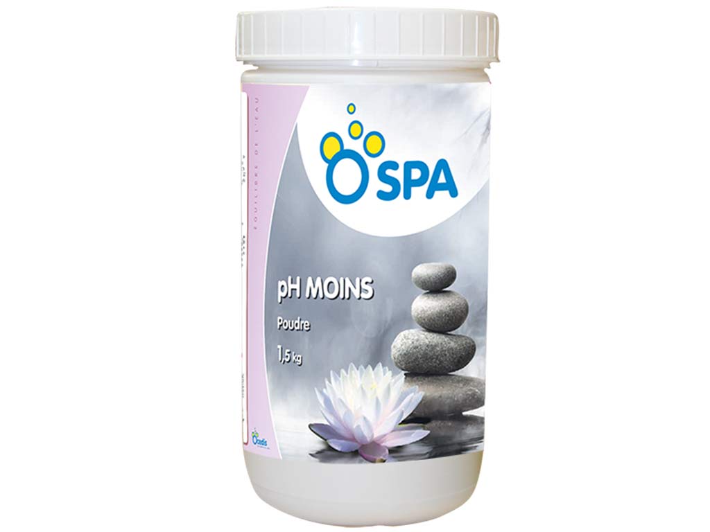 Traitement correctif pH minus spa OCEDIS gamme O SPA pot 1,5kg