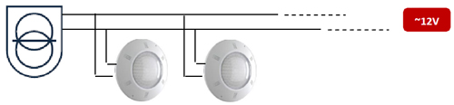 Projecteur plat piscine Seamaid eclairage blanc 60 LED 1450 lumen 13,5W - Projecteur plat piscine Seamaid éclairage blanc 60 LED 1450 lumen 13,5W