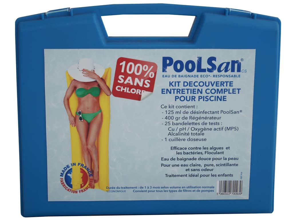 Kit piscine de demarrage complet Poolsan sans chlore