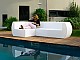 Divan droit lumineux PROLite Loon LOONGE 71x96x71cm pour piscine et jardin