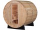 Sauna d'exterieur Harvia Sentiotec tonneau pinacle 4 personnes