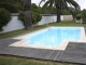 Piscine enterree acier Sunkit JUPITER rectangulaire a fond plat echelle inox