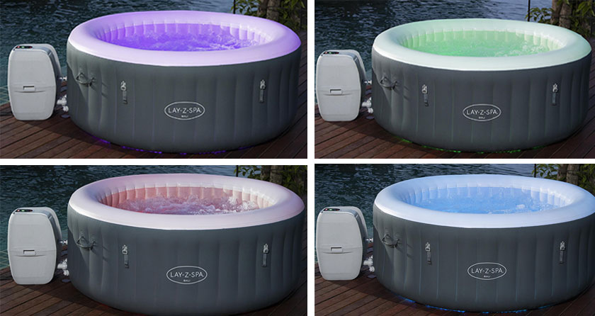 Spa gonflable Bestway LAY-Z-SPA BALI AirJet Ø180x66cm 2/4 places - Spa gonflable Bestway LAY-Z-SPA BALI Détente et relaxation au programme