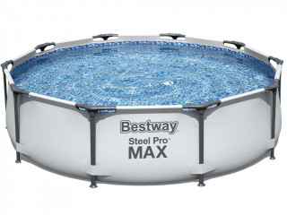 Kit piscine Bestway STEEL PRO MAX ronde Ø305x 76cm filtration cartouche