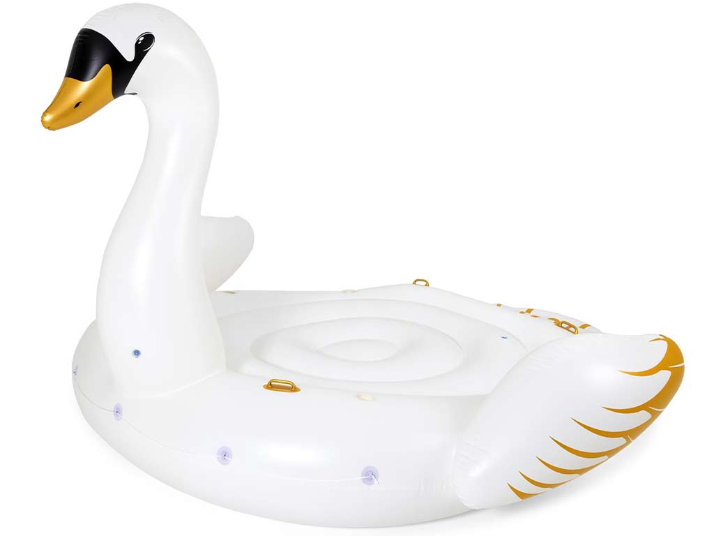 Bouee geante gonflable piscine Bestway CYGNE 429x330cm 6 personnes