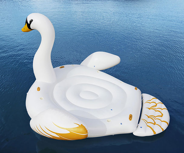 Bouee geante gonflable piscine Bestway CYGNE 429x330cm 6 personnes - Bouée gonflable Bestway Pour des heures de détente et de calme