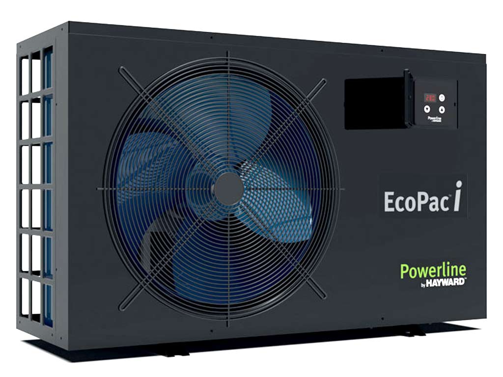 Pompe a chaleur Hayward EcoPac POWERLINE INVERTER 6kw mono reversible pour piscine jusqu'a 23m³