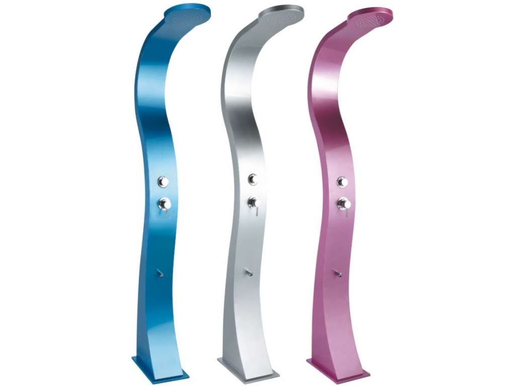 Douche d'exterieur aluminium Formidra BELLAGIO 37L coloris Gris