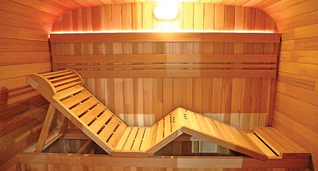 Sauna a vapeur d'exterieur GAIA NOVA 6 places - Technologies et équipements du sauna à vapeur d'extérieur GAIA NOVA