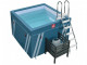 Bassin Waterflex Fit's Pool avec velo aquatique Happy Bike Orange