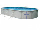 Kit piscine hors-sol acier Toi PRESTIGIO 120 Ovale 730x366x120 filtre a sable 8,5m³/h