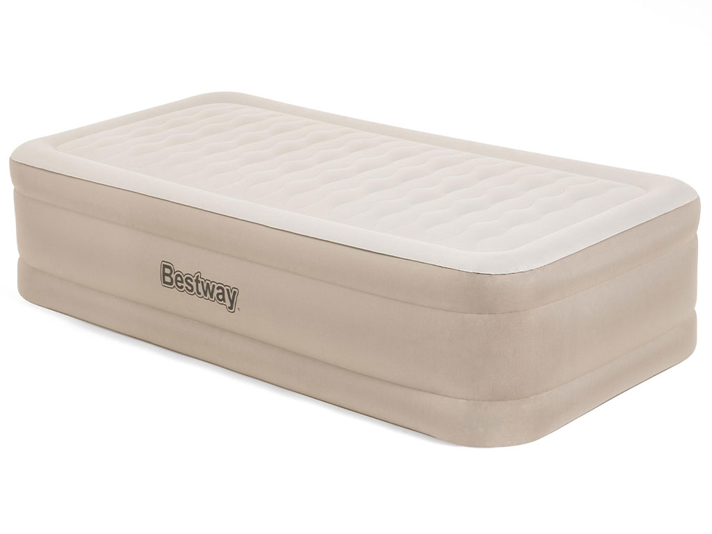 Lit gonflable Bestway matelas 1 place 191x97x46cm Beige