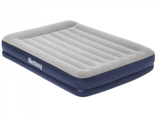 Lit gonflable Bestway matelas 2 places 203x152x36cm bleu et gris