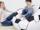 Fauteuil pouf gonflable Bestway ballon FOOTBALL Up In & Over 114x112x66cm - Autre vue