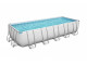 Kit piscine tubulaire Bestway POWER STEEL FRAME POOL rectangulaire 640x274x132cm