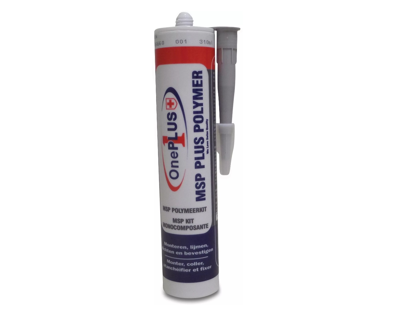 Cartouche mastic colle hybride etanche elastique MSP Plus Polymere coloris gris