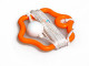 Piece detachee Poignee orange avec Cordelette robot piscine electrique Bestway Frisbee