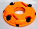 Piece detachee Chassis inferieur Orange complet robot piscine electrique Bestway Frisbee - Autre vue