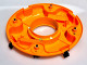 Piece detachee Chassis inferieur Orange complet robot piscine electrique Bestway Frisbee - Autre vue