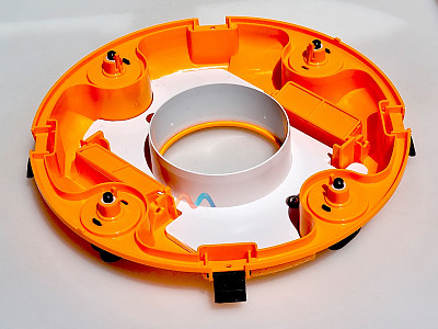 Piece detachee Chassis inferieur Orange complet robot piscine electrique Bestway Frisbee