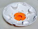 Piece detachee Chassis superieur Orange + Tete pivotante robot piscine Bestway Frisbee - Autre vue