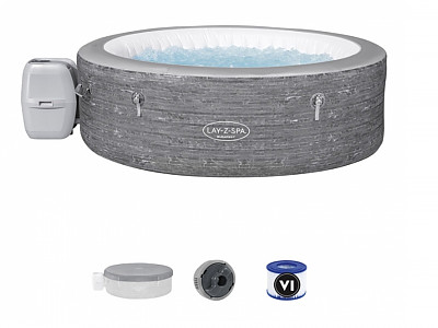 Spa gonflable rond BUDAPEST AirJet Bestway Lay-Z-Spa 4 a 6 personnes