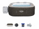 Spa gonflable carre CABO Hydrojet Bestway Lay-Z-Spa 4 a 6 personnes