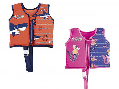 Gilet flottant de natation en tissu Bestway Swim Safe ABC AquaStar enfants M/L