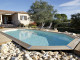 Piscine bois Ubbink AZURA octogonale allongee 400x610x120cm liner bleu - Autre vue