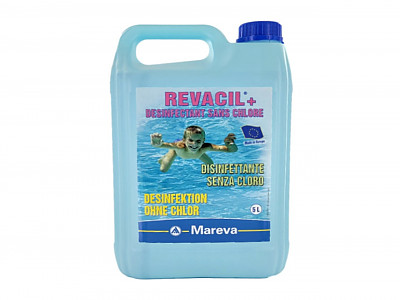 Traitement Mareva Revacil+ desinfectant sans chlore bidon 5L