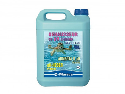 Traitement piscine Mareva REVA-PLUS rehausseur pH+ liquide 5L