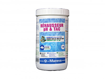 Traitement Mareva rehausseur pH et TAC REVA-PLUS pH+ double action 1Kg