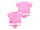 Maillot de bain flottant enfant PLOUF Caraibes Rose fille 2 ans (13/15kg) - Autre vue