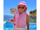 Maillot de bain flottant enfant PLOUF Caraibes Rose fille 2 ans (13/15kg) - Autre vue