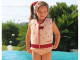 Maillot de bain flottant enfant PLOUF Cerise Rose poudre fille 5 ans (19/21kg) - Autre vue