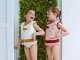 Maillot de bain flottant enfant PLOUF Citron Blanc fille 4 ans (17/19kg) - Autre vue