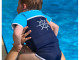 Maillot de bain flottant enfant PLOUF Sailor Junior Marine garcon 3 ans (15/17kg) - Autre vue