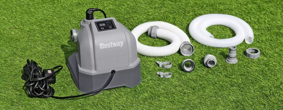 Electrolyseur au sel Chlorateur d'eau salee Bestway HYDROGENIC 12 g/h piscine hors-sol - Un équipement facile d'utilisation