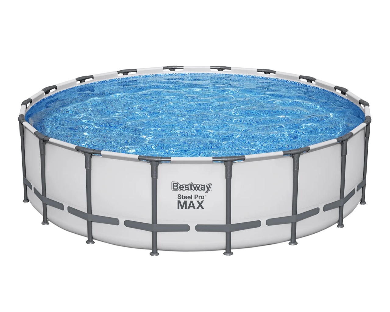 Piscine hors sol ronde BESTWAY Steel Pro Max 549x132cm avec filtre a cartouche, echelle, bache