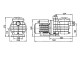 Pompe piscine Mareva ECO PREMIUM Noire 0,33cv - Autre vue